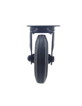 RUEDA DE DISEÑO INDUSTRIAL NEGRA DE CAUCHO CON UN DIÁMETRO DE 160 MM CARGA 150 KG - S72C 160NOIRE