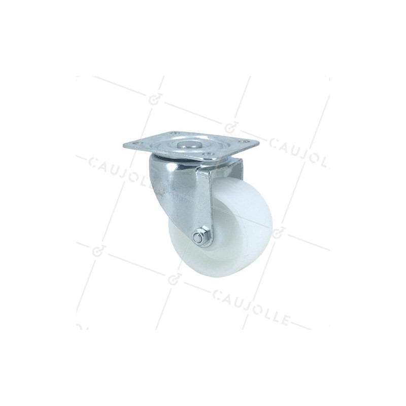 Roulette manutention en polypropylène diamètre 65mm