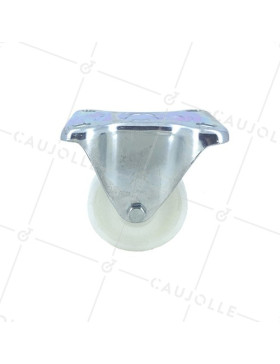 Roulette fixe manutention en polypropylène diamètre 80mm
