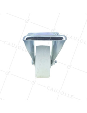 Roulette fixe manutention en polypropylène diamètre 80mm