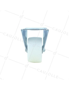 Roulette fixe manutention en polypropylène diamètre 65mm