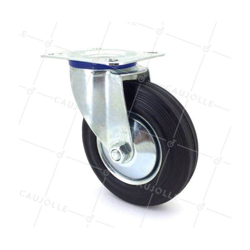 RUEDA GIRATORIA DE MANUTENCIÓN CLÁSICA CON UN DIÁMETRO DE 125 MM CARGA 100 KG - S72C 125