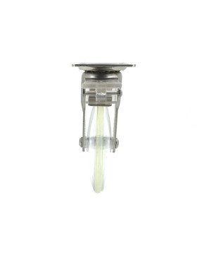 RUEDA DE DISEÑO TRANSPARENTE CON EFECTO LUPA 100 MM DE DIÁMETRO CARGA 50 KG - LOOP100PAF