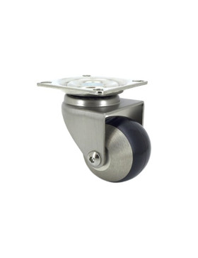 RUEDA DE DISEÑO ESFÉRICO DE ALUMINIO BRILLANTE CON UN DIÁMETRO DE 50 MM CARGA 70 KG - CHUNKY 50P