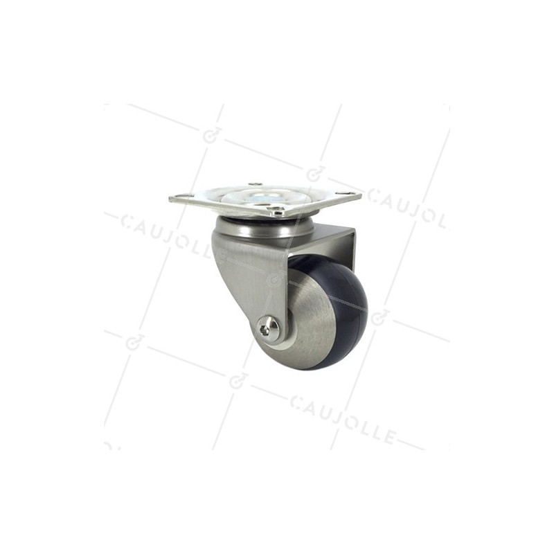 RUEDA DE DISEÑO ESFÉRICO DE ALUMINIO BRILLANTE CON UN DIÁMETRO DE 50 MM CARGA 70 KG - CHUNKY 50P
