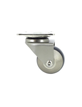 RUEDA DE DISEÑO ESFÉRICO DE ALUMINIO BRILLANTE CON UN DIÁMETRO DE 50 MM CARGA 70 KG - CHUNKY 50P