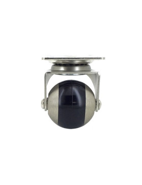 RUEDA DE DISEÑO ESFÉRICO DE ALUMINIO BRILLANTE CON UN DIÁMETRO DE 50 MM CARGA 70 KG - CHUNKY 50P