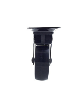 RUEDA DE DISEÑO LLANTA CROMADA CON UN DIÁMETRO DE 75 MM CARGA 45 KG BLACKCHROM75PAF