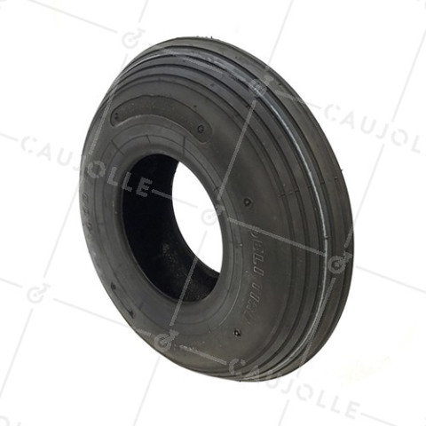 NEUMÁTICO DE CARRETILLA CON UN DIÁMETRO DE 340 MM LLANTA DE 6 PULGADAS (4.00-6) • Caujolle