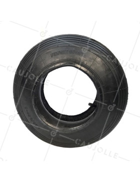 PNEU + CHAMBRE À AIR DE BROUETTE COMPATIBLE 4.80/4.00-8