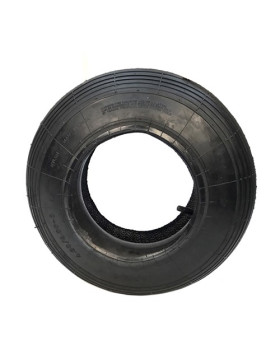 PNEU + CHAMBRE À AIR DE BROUETTE COMPATIBLE 4.80/4.00-8