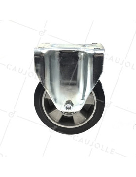 RUEDA FIJA DE CAUCHO FLEXIBLE CON UN DIÁMETRO DE 160 MM CARGA 300 KG - S77AS 160
