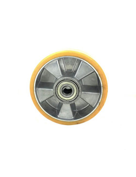ROUE POLYURETHANE INDUSTRIELLE DIAMÈTRE 160 MM AXE 20 MM S2013