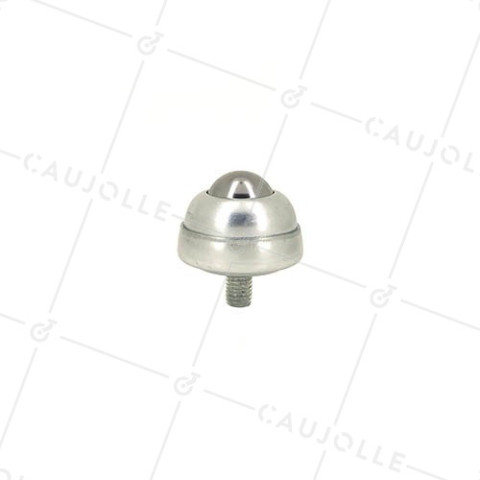 BOLA TRANSPORTADORA PARA CINTA DE TRANSPORTE CON 46 MM DE DIÁMETRO, CARGA DE 60 KG  • Caujolle