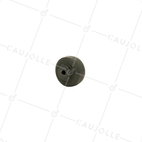 RUEDA DE CAUCHO DIÁMETRO 30 MM CAPACIDAD DE CARGA 15 KG EJE 4 MM - S2400C 30 • Caujolle