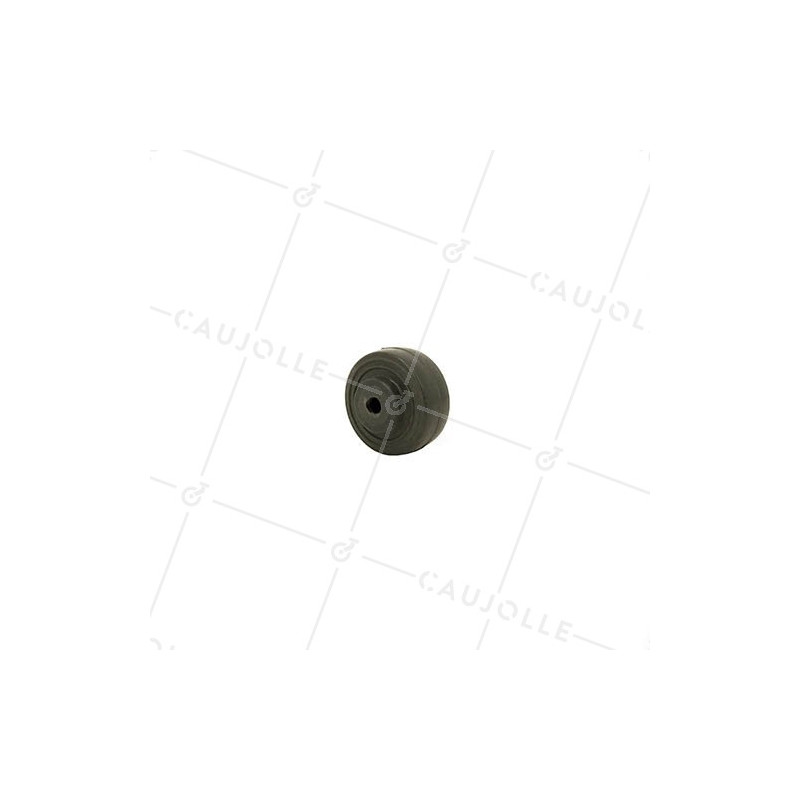 ROUE EN CAOUTCHOUC DIAMÈTRE 30 MM AXE 4 MM S2400