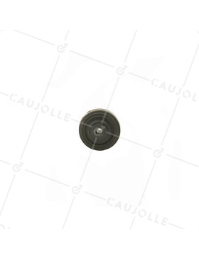 ROUE EN CAOUTCHOUC DIAMÈTRE 30 MM AXE 4 MM S2400