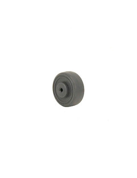 ROUE EN CAOUTCHOUC DIAMÈTRE 35 MM AXE 4 MM S2400