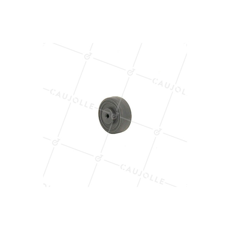 ROUE EN CAOUTCHOUC DIAMÈTRE 35 MM AXE 4 MM S2400