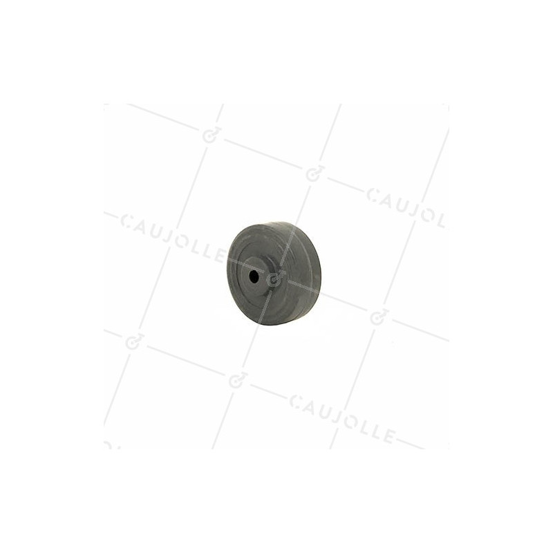ROUE EN CAOUTCHOUC DIAMÈTRE 42 MM AXE 5 MM S2400