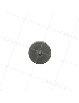 ROUE EN CAOUTCHOUC DIAMÈTRE 42 MM AXE 5 MM S2400