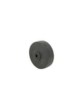 ROUE EN CAOUTCHOUC DIAMÈTRE 50 MM AXE 5 MM S2400