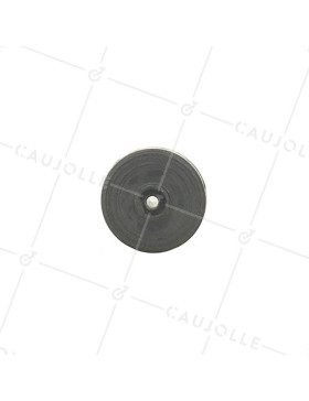ROUE EN CAOUTCHOUC DIAMÈTRE 50 MM AXE 5 MM S2400
