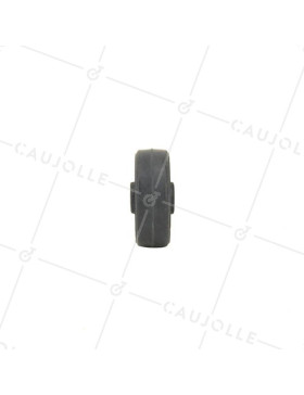 ROUE EN CAOUTCHOUC DIAMÈTRE 50 MM AXE 5 MM S2400