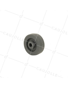 RUEDA DE POLIPROPILENO, DIÁMETRO DE 42 MM, CAPACIDAD DE CARGA DE 20 KG, EJE DE 8 MM - S2400P 42 A8 • Caujolle