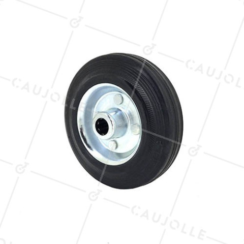 RUEDA DE MANUTENCIÓN, DIÁMETRO DE 125 MM, CARGA DE 100 KG, EJE DE 16 MM - S2300125L • Caujolle