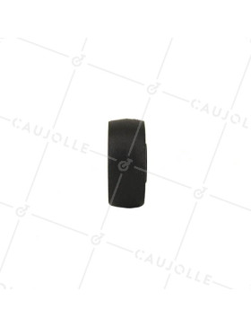 ROUE DIAMÈTRE 35 MM AXE 8 MM EN POLYPROPYLÈNE NOIR GALSOC