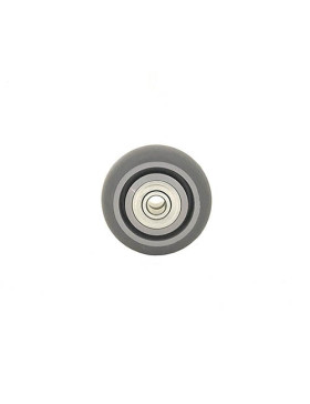 ROUE CAOUTCHOUC SOUPLE AVEC ROULEMENT À BILLES DIAMÈTRE 50 MM AXE 8 MM S15/50RB