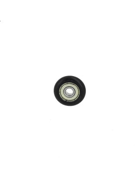 RUEDA A PERFIL CURVO PARA PUERTA DE ARMARIO DESLIZANTE DIÁMETRO 26 MM CARGA 35 KG EJE 6 MM