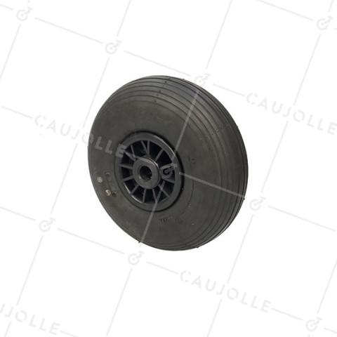 Rueda DE Carretilla de mano INFLADA PREMIUM DIÁMETRO 260 MM CARGA 150KG EJE 20 MM - S2700P (NEUMÁTICO 3.00-4) • Caujolle