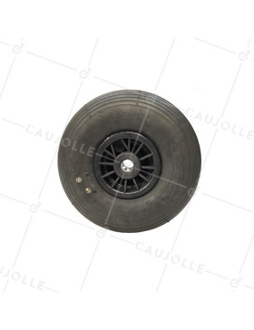 Rueda DE Carretilla de mano INFLADA PREMIUM DIÁMETRO 260 MM CARGA 150KG EJE 20 MM - S2700P (NEUMÁTICO 3.00-4)