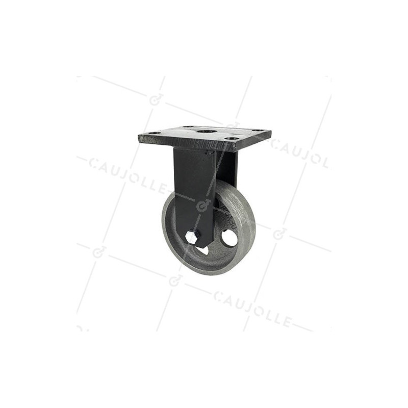 RUEDA FIJA DE HIERRO FUNDIDO VINTAGE, DIÁMETRO DE 100 MM, CARGA DE 250 KG - INDUSTYL100F