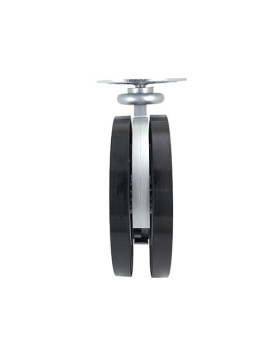 RUEDA DE DISEÑO GRIS PARA SOFÁ DIÁMETRO 185 CARGA 80 KG - TWINNED180P