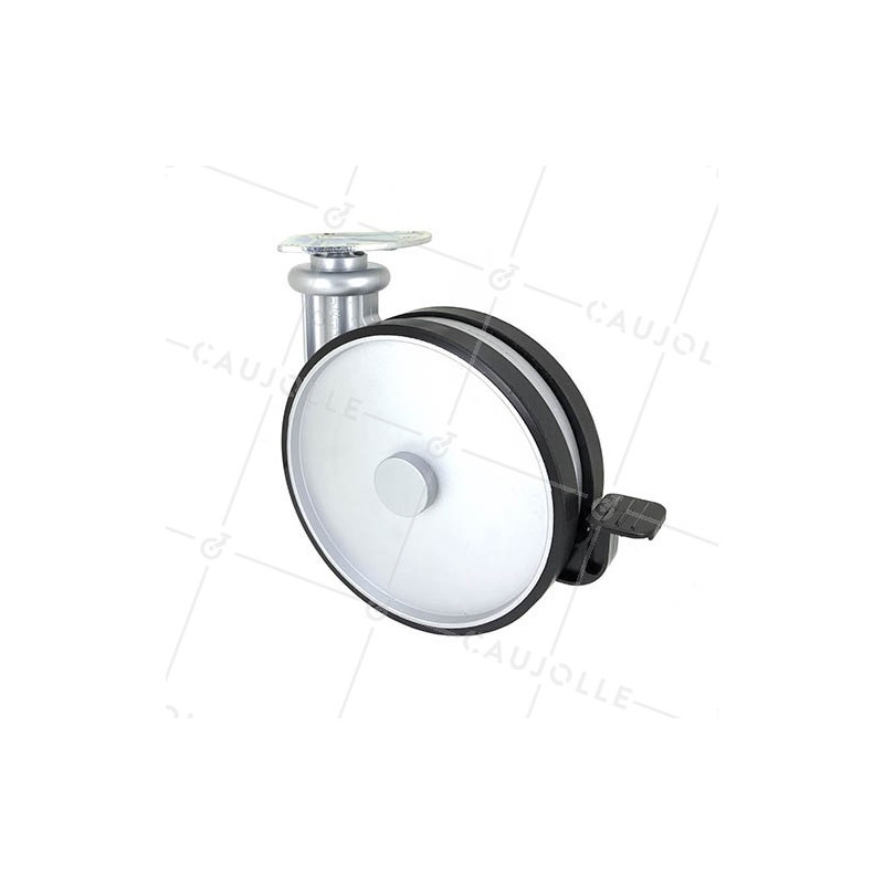 RUEDA DE DISEÑO GRIS PARA SOFÁ DIÁMETRO 185 CARGA 80 KG - TWINNED180P/AF
