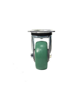 ROULETTE PIVOTANTE EN POLYURÉTHANE ÉLASTIQUE DIAMÈTRE 125 MM CHARGE 400KG - S76V125P