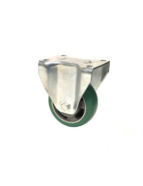ROULETTE FIXE EN POLYURÉTHANE ÉLASTIQUE DIAMÈTRE 125 MM CHARGE 400KG - S77V125