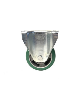 ROULETTE FIXE EN POLYURÉTHANE ÉLASTIQUE DIAMÈTRE 125 MM CHARGE 400KG - S77V125