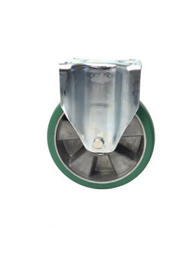 ROULETTE FIXE EN POLYURÉTHANE ÉLASTIQUE DIAMÈTRE 200MM CHARGE 500KG - S76V200F