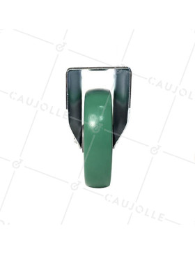 ROULETTE FIXE EN POLYURÉTHANE ÉLASTIQUE DIAMÈTRE 200MM CHARGE 500KG - S76V200F
