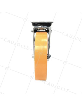 RUEDA CON FRENO DE POLIURETANO REFORZADA Y LLANTA DE ALUMINIO CON UN DIÁMETRO DE 250 MM CARGA 1000 KG - S78AR 250AF