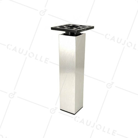 DISEÑO DE PATAS PARA MUEBLE DE ALUMINIO ALTURA TOTAL 160 MM • Caujolle
