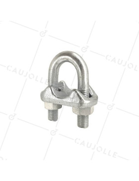 SUJETACABLES CON FIJACIÓN DE ACERO PARA CABLE DE 20 MM • Caujolle