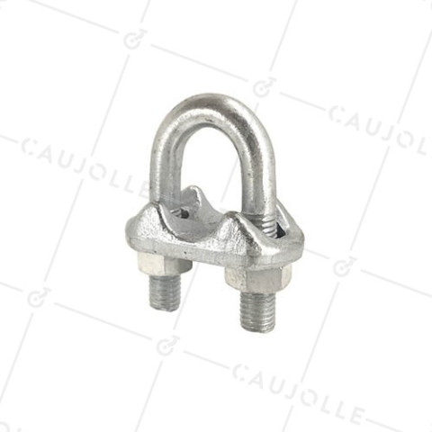 SUJETACABLES CON FIJACIÓN DE ACERO PARA CABLE DE 20 MM • Caujolle