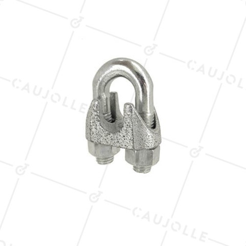 SUJETACABLES CON FIJACIÓN DE ACERO PARA CABLE DE 16 MM • Caujolle