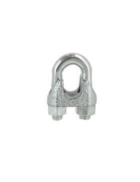 SERRE CÂBLE À ÉTRIER ACIER POUR CÂBLE DE 16 MM