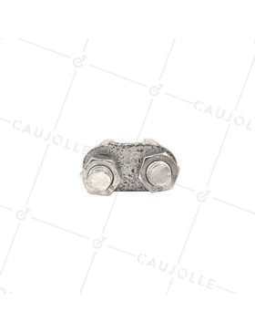 SERRE CÂBLE À ÉTRIER ACIER POUR CÂBLE DE 16 MM